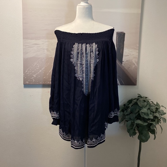 Tularosa JACQUELINE TUNIC NAVY size s - Picture 3 of 5